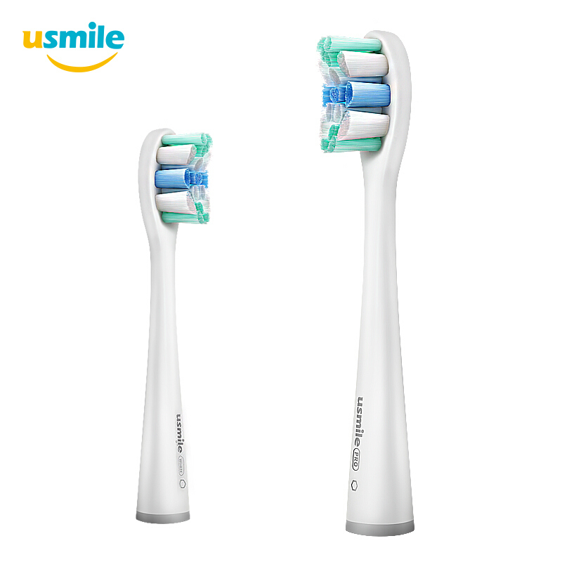 usmile 声波电动牙刷专业款刷头 2支装 软毛刷头