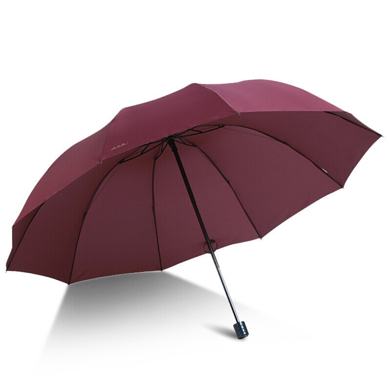 天堂 33212E碰击布晴雨三折伞 DX1239 晴雨两用折叠雨伞（把）