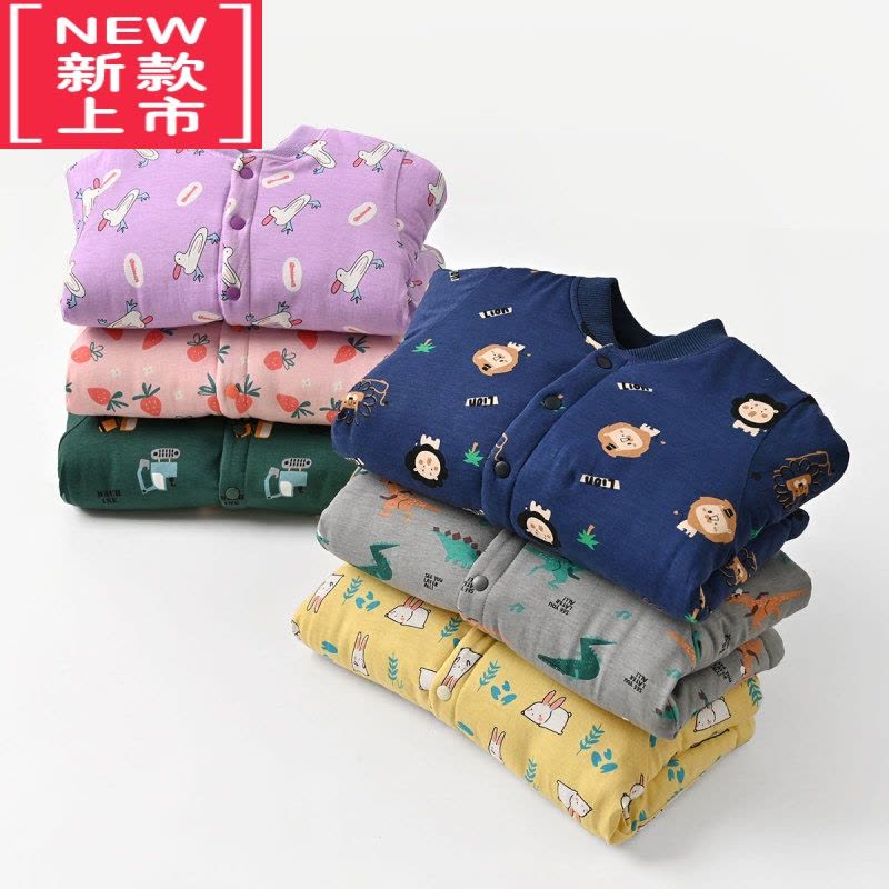 可莉允套校服 过冬儿童丝棉棉袄 男童女童棉外套 冬季新款 山东网店童装棉服图片