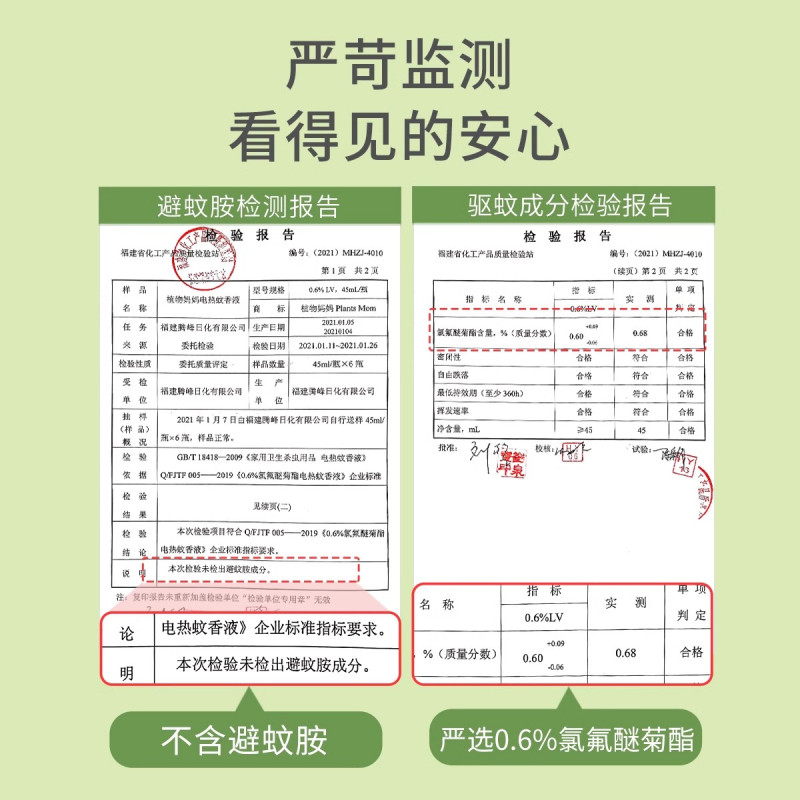 植物妈妈蚊香液无味孕妇电蚊香液儿童婴幼儿婴儿专用驱蚊器液(2加热器+6瓶蚊香液)高清大图