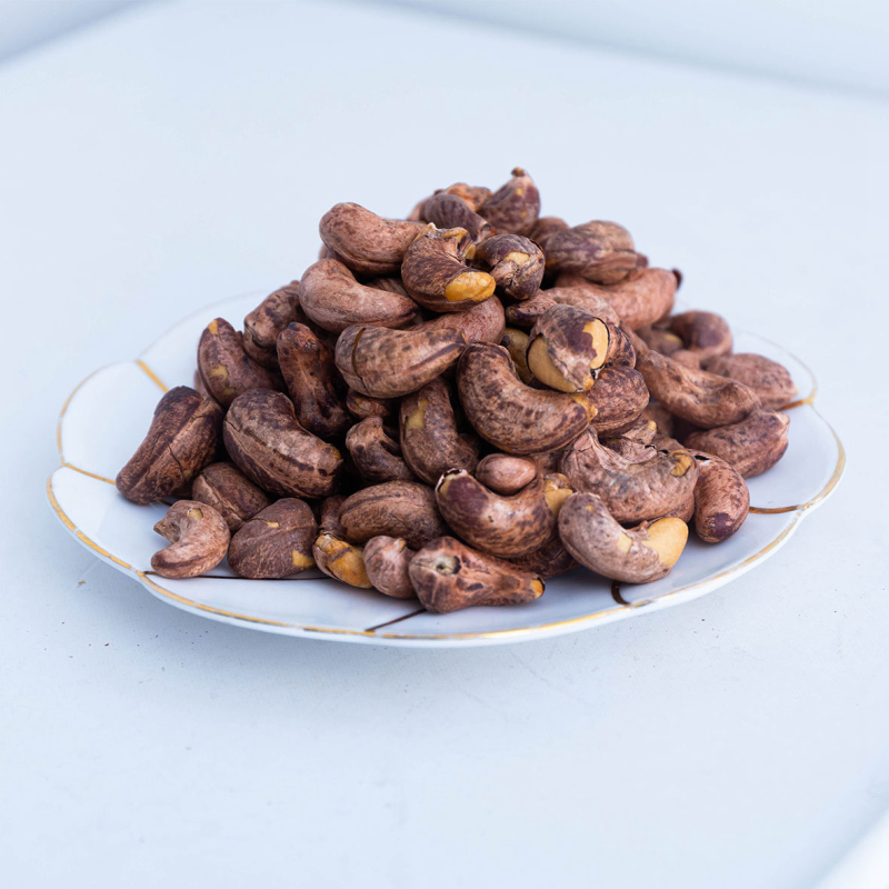 山海小将坚果紫皮腰果260g坚果居家办公室小吃零食炒货特产年货带皮