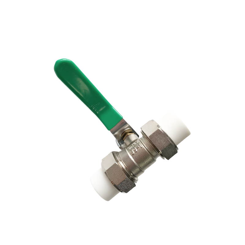 继彬 PPR双活接钢芯球阀20mm 个高清大图