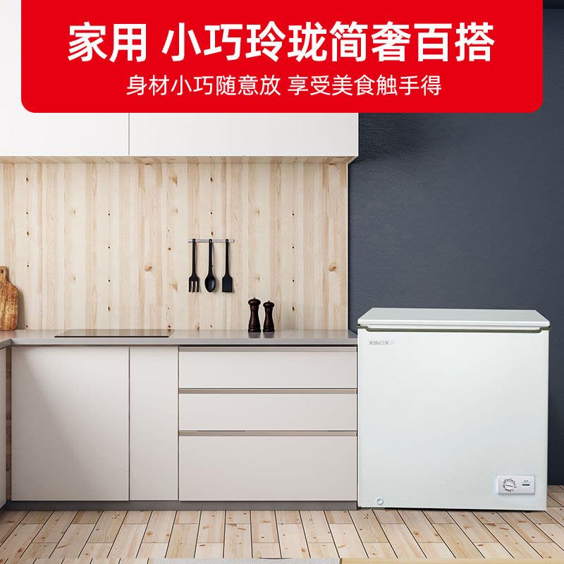 星星(XINGX)200升家用商用减霜净味冰柜 冷藏冷冻转换冷柜 节能顶开冰箱 BD/BC-200JKE图片
