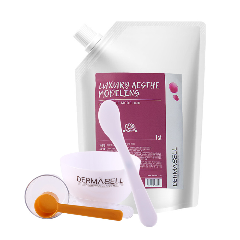 DERMABELL德玛贝尔凝胶软膜粉#玫瑰1kg+200g提亮肤色 改善暗黄 补水滋养 淡化黑色素 韩国原装正品