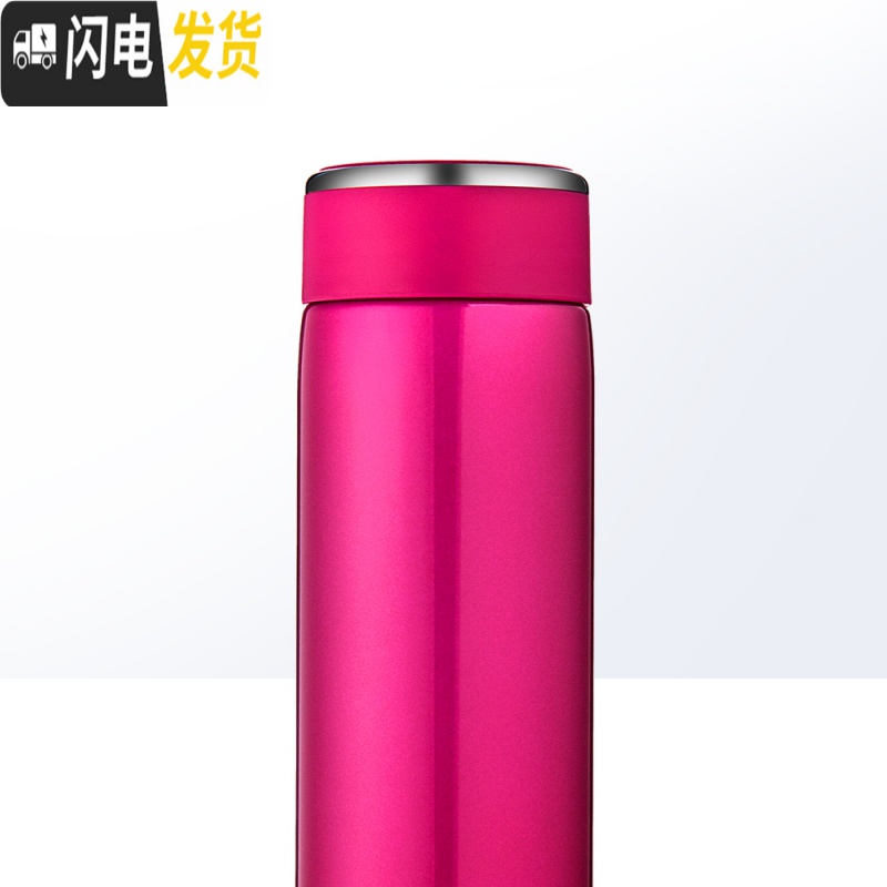 三维工匠不锈钢保温杯直身杯男女水杯简约喝水杯子480 深蓝色AD高清大图