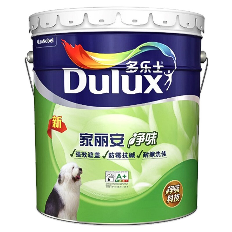 多乐士(Dulux) 家丽安净味乳胶漆内墙 油漆涂料 墙面漆 A991 18L高清大图