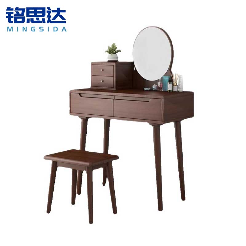 铭思达梳妆台80cm含凳套高清大图