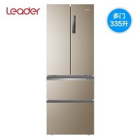 统帅(Leader)海尔出品法式多门冰箱335升容量 一级能效变频无霜智能操控电冰箱 BCD-335WLDPGU1