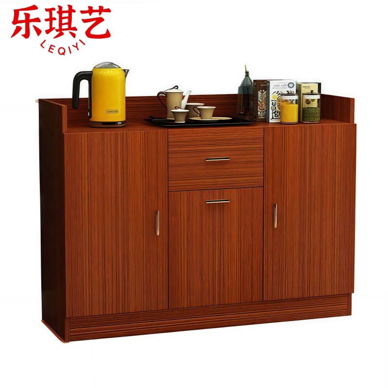 乐琪艺 茶水柜 柚木色 120*40*90cm 个高清大图