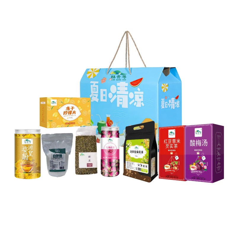 林青寻 防暑降温套装C 1900克/盒高清大图