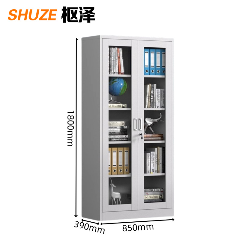 枢泽 资料柜 通玻850*390*1800mm 台