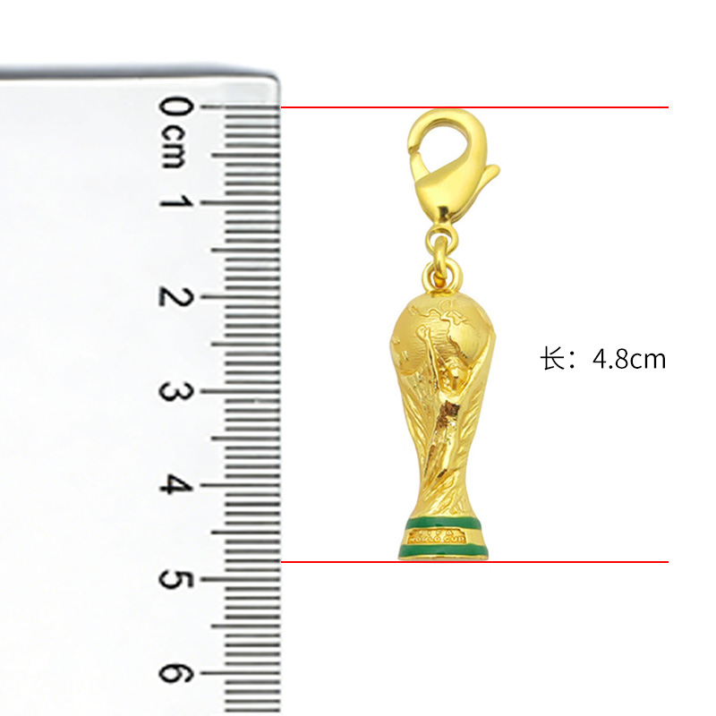 FIFA 2026美加墨世界杯官方纪念品3D金杯挂件大众版正版授权 F26-KC-0006高清大图
