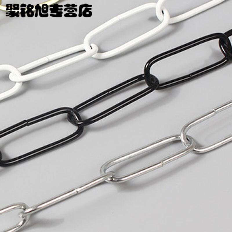 衣架裤架链接条铁环服装店套装连体金属链条环皮条连接条简约