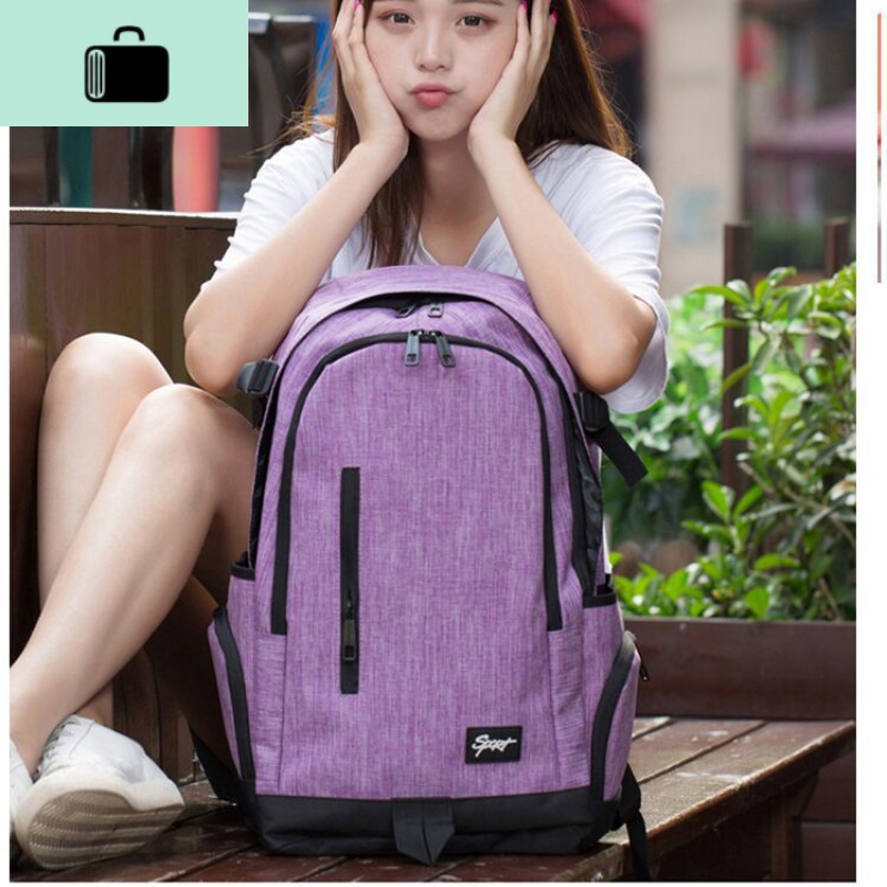 双肩包女2020潮流印花防水旅行背包男韩版初中生大容量中学生书包NEWLAKE 雪花紫1085