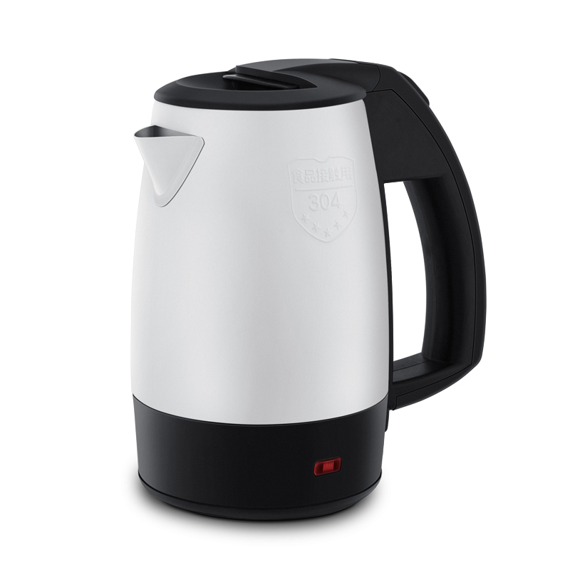 小功率电热水壶迷你304不锈钢05l升旅行学生宿舍便携式电水壶白色220v