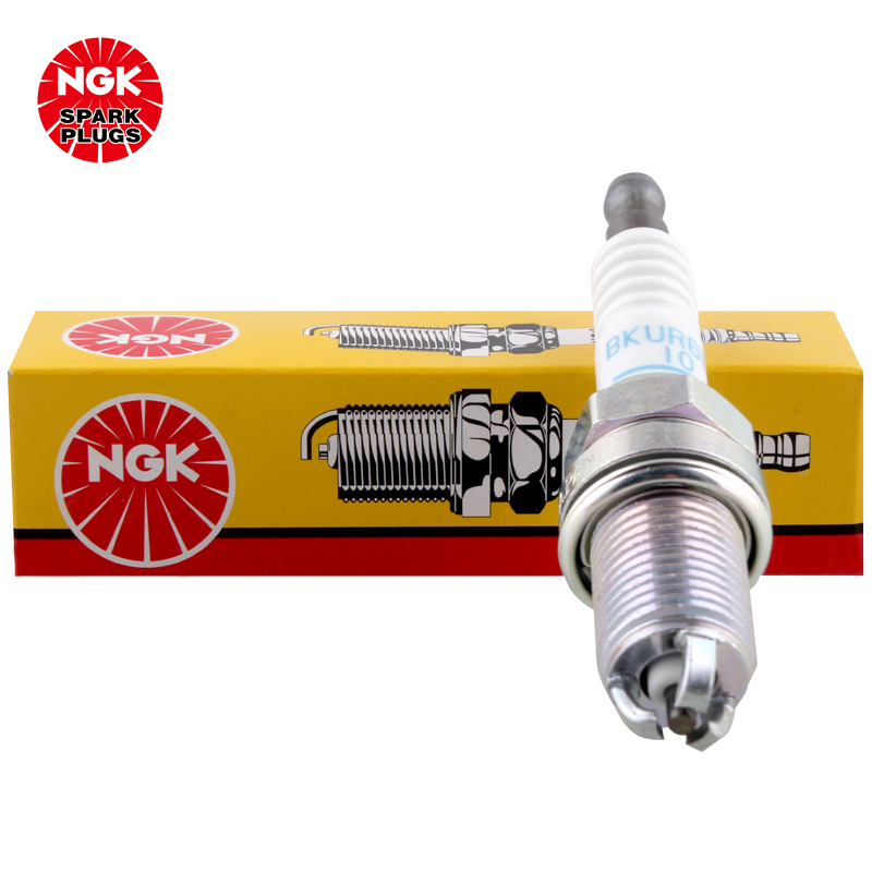 NGK 镍合金三极火花塞 BKUR6ET-10 2397/2276 四支装 大众宝来经典/奇瑞E5/奥迪A6/高尔夫/帕