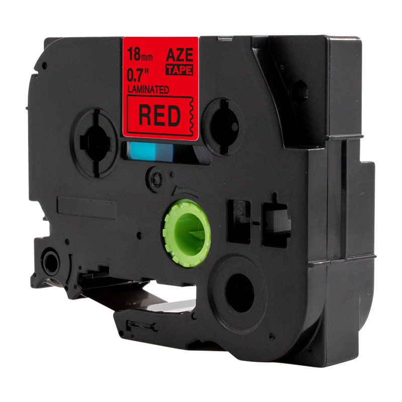 爱墨 AZE-441标签色带红底黑字18mm /个高清大图