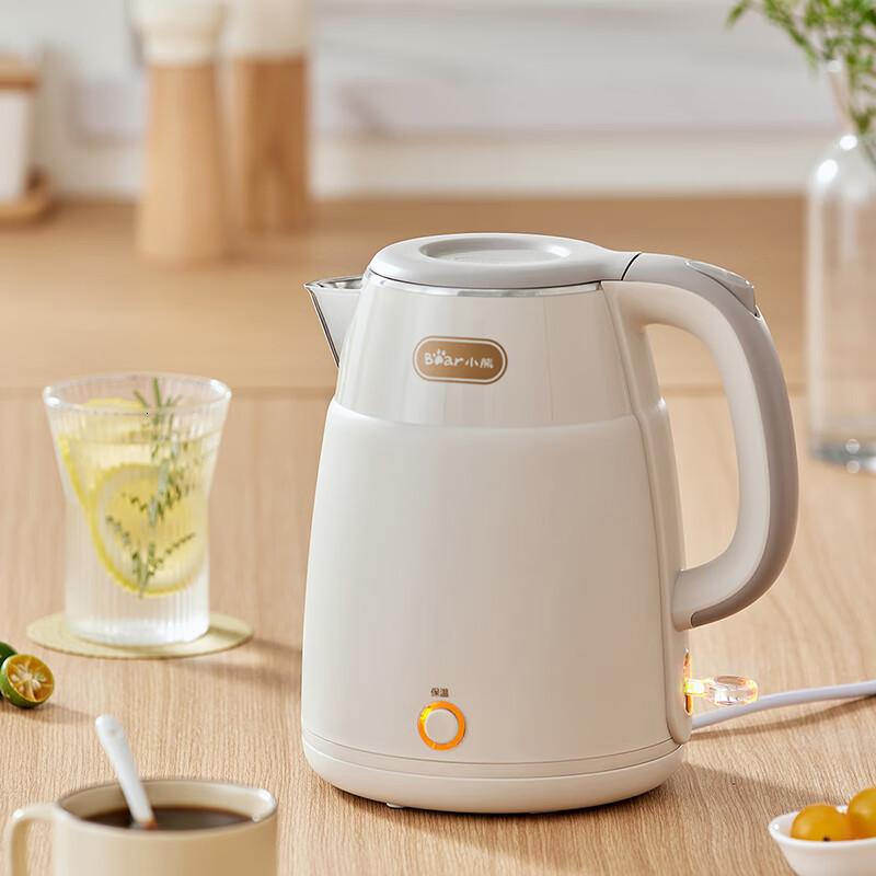 小熊(Bear)电热水壶家用烧水壶保温一体全自动恒温水壶不锈钢宿舍学生 ZDH-R15J5 保温款高清大图