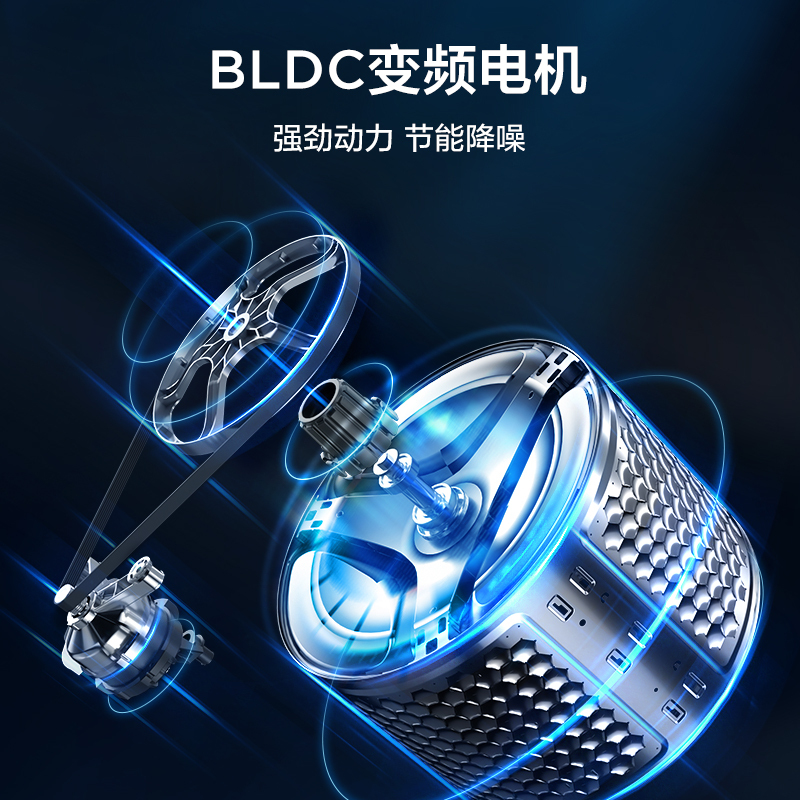 TCL 10公斤变频滚筒L130巴氏除菌洗烘一体 热力除菌 60度低温柔烘全自动滚筒超薄洗衣机G100L130-HB高清大图