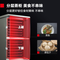 德玛仕(DEMASHI)双门三门12盘商用蒸饭柜食堂蒸柜蒸饭车海鲜电蒸箱蒸包炉器蒸饭机全自动蒸饭箱ZFG-12G-2