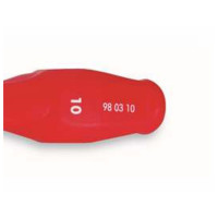 凯尼派克 KNIPEX 98 03 10电工绝缘螺帽螺丝批 10X125