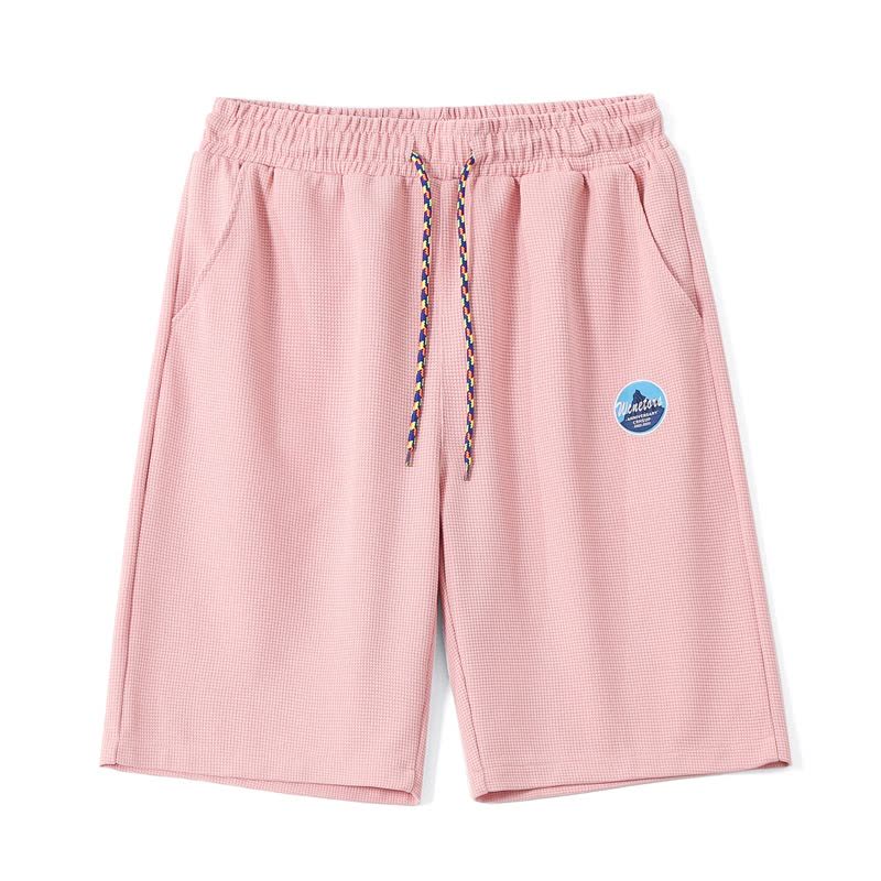 真维斯夏季新款宽松透气运动短裤男港风休闲五分裤男美式薄款潮流图片