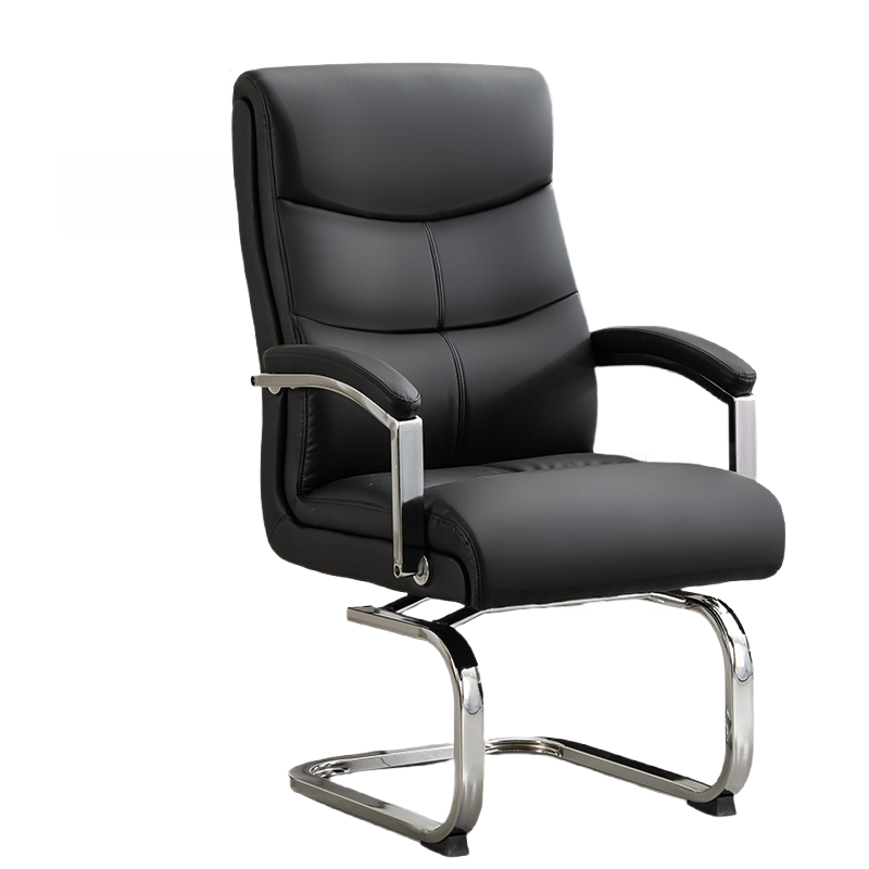 蕃蒂职员椅黑色把高清大图