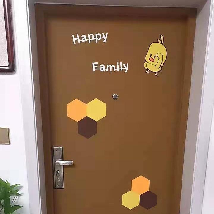 棕色 推荐3mm|整张隔音自粘毛毡门贴纸铁门卧室门防盗门入户门翻新