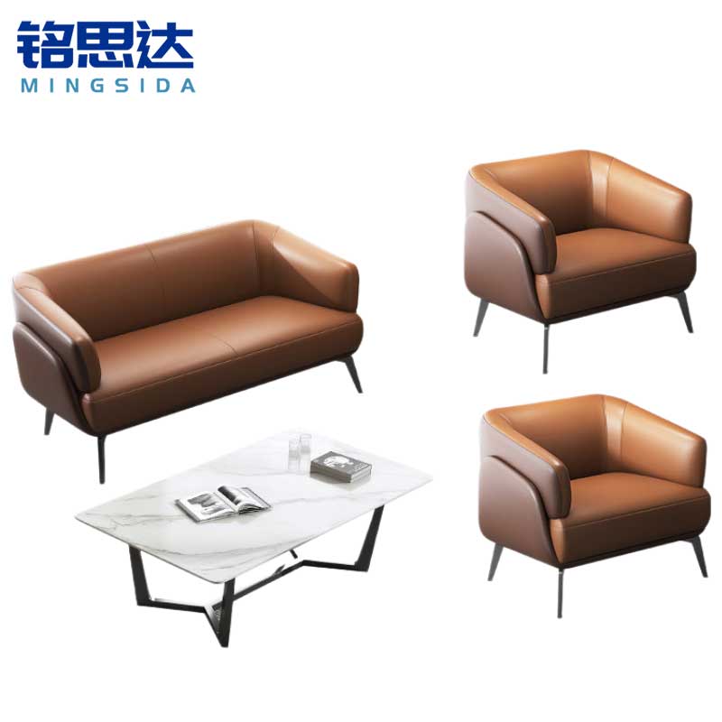 铭思达接待沙发1+1+2+长几套高清大图