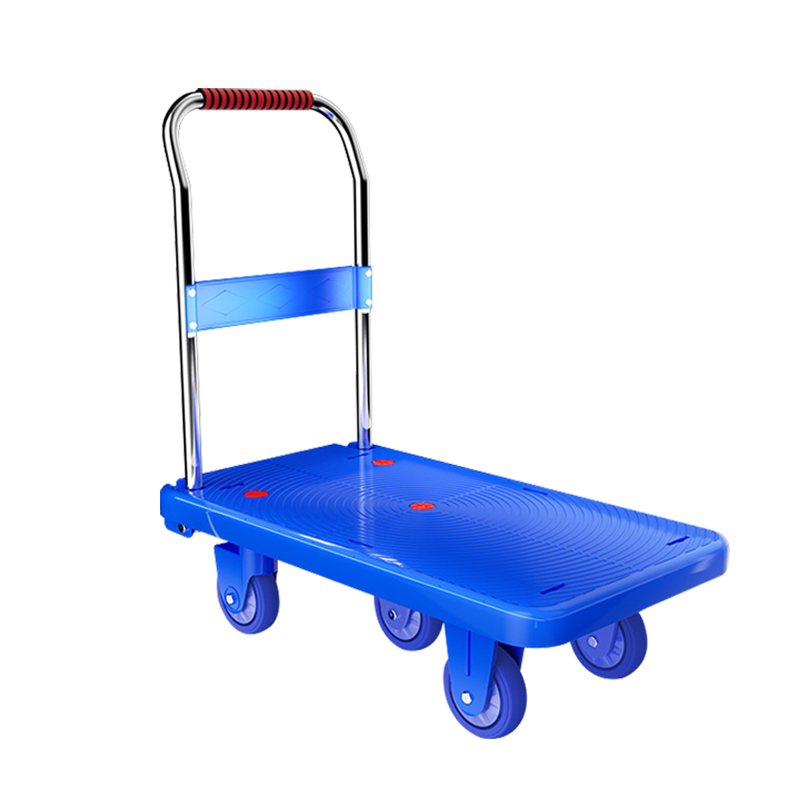 鸿启纳 配4寸防尘轮5轮折叠手推车免安装承重约420斤 HQN-DH328X 70*44cm (单位:件)高清大图