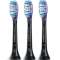 飞利浦(PHILIPS)电动牙刷刷头 G3智臻护龈型刷头 HX9053/96 3支装 黑色 适配钻石7系、9系、AI刷头