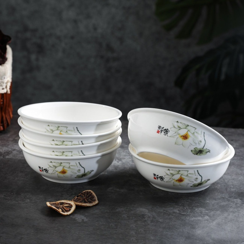 苏宁放心购7英寸牛肉拉面碗陶瓷大汤碗防烫家用保鲜面碗盛菜饭碗微波