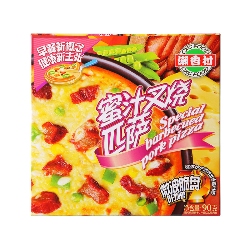 潮香村蜜汁叉烧匹萨90g