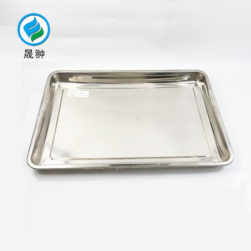 晟翀 304不锈钢方盘 27*20*4.8cm(食品级加厚) 个