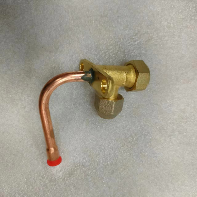 帮客材配 全新原件 空调外机截止阀 二通 高压弯管 3P空调 2分弯管 6.35mm 收前验货高清大图