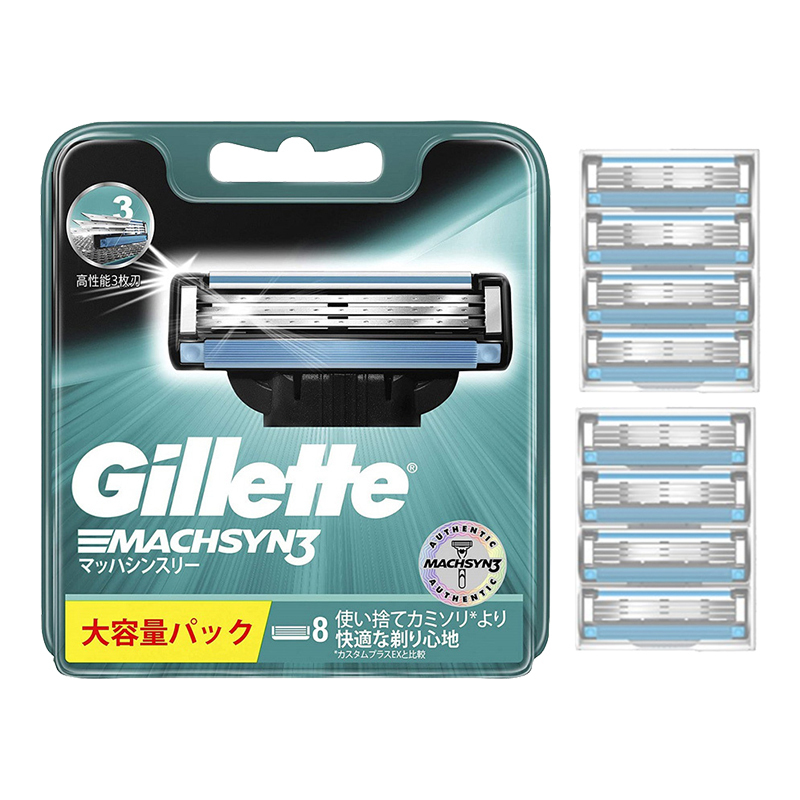 GILLETTE吉列 锋速3 手动剃须刀刮胡刀 替换刀头 8个装