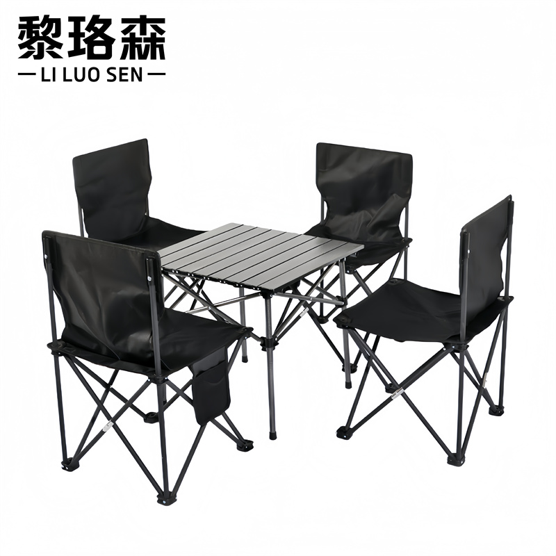 黎珞森 露营桌椅黑色套