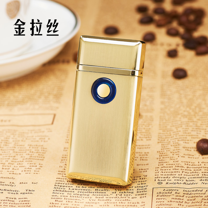 电气两用打火机充电创意USB电子点烟器气体翻盖个性定制刻字男