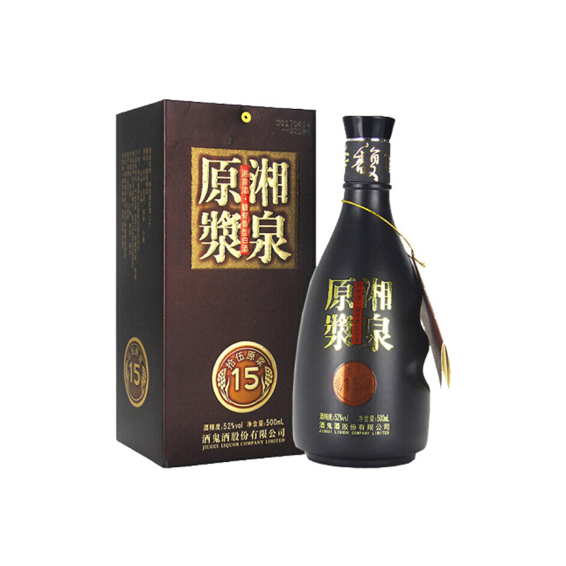 [官方旗舰店]酒鬼酒 湘泉原浆15馥郁香型52度500ml单瓶 国产粮食白酒