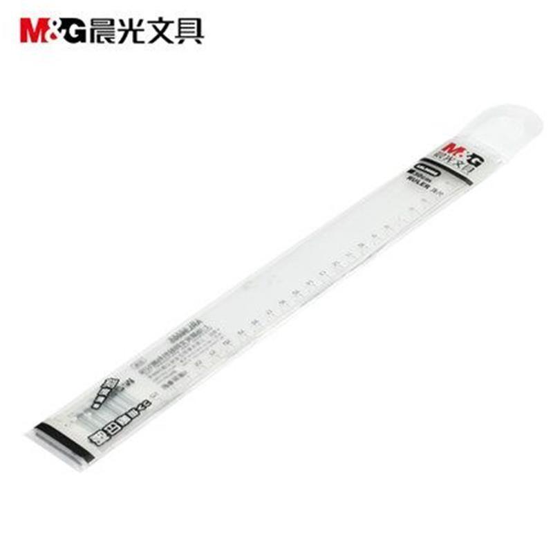 晨光(M&G) ARL96005 直尺 学生透明 30cm尺子 办公绘图制图测量尺子 5把/组 单组价格 5组起订