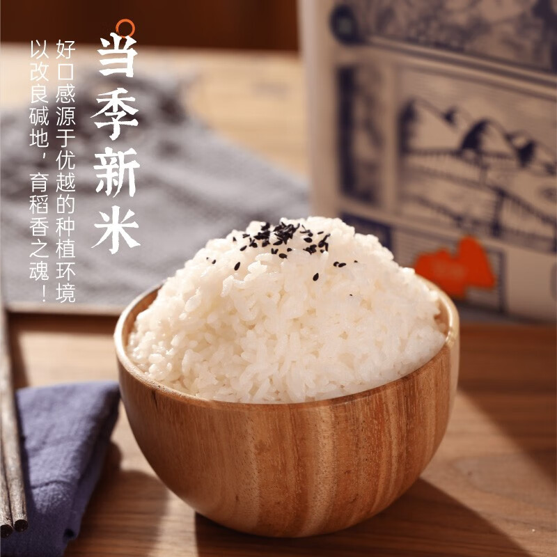 隆平农场 大米 耐盐碱大米 海水稻圆粒珍珠米东北大米十斤高清大图