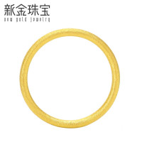 新金珠宝 足金999时尚黄金女戒 古法戒指纤细足金尾戒 情人节送女友 [1042]