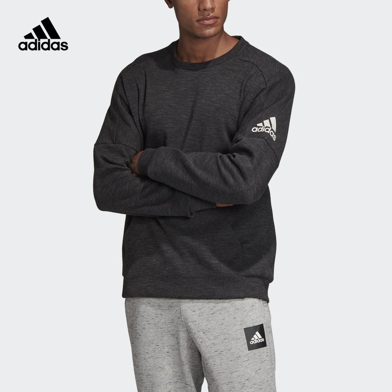 阿迪达斯(adidas)男装卫衣新款运动休闲圆领套头衫DU1145