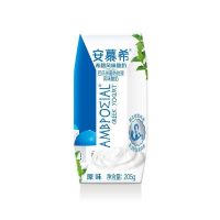 [10月新产]伊利安慕希希腊风味酸奶205g*12/箱 原味