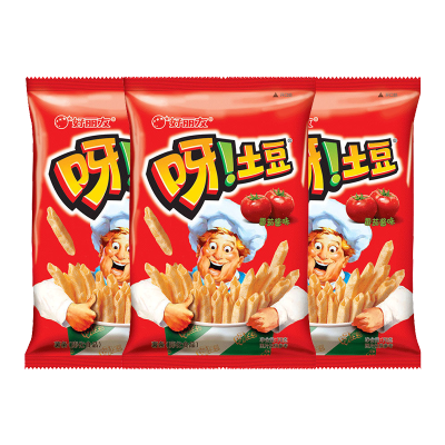 好丽友 呀土豆番茄味40g*3袋
