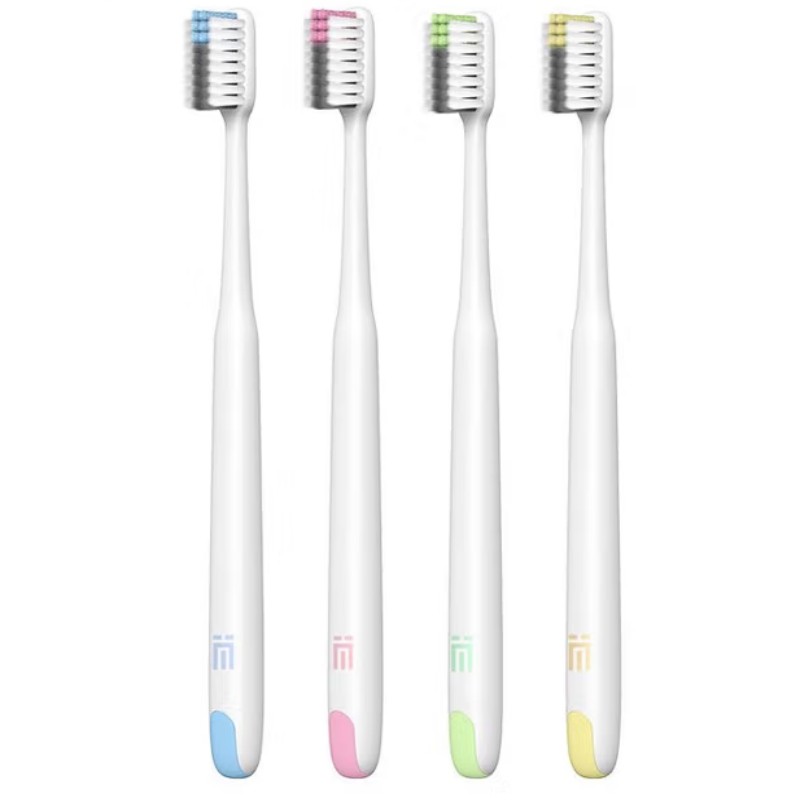 纳美 极简生活6014竹炭软磨尖丝简约牙刷2支 (颜色随机) 192板/箱高清大图