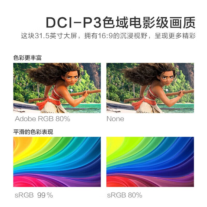 INNOCN 32C1U 专业美术显示器 32寸高清大图