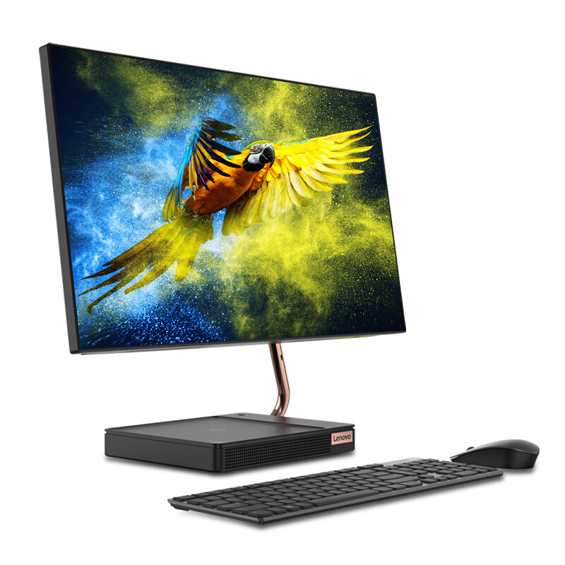 联想(Lenovo)AIO520X 23.8英寸高端一体机电脑(I7-9700T 32GB 2TB+512GB固态 2G独显 无线充电底座 )