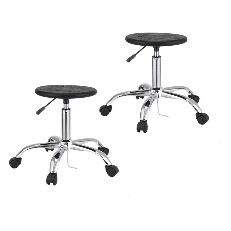 先围 防静电凳 五星脚滑轮升降44-62cm 个高清大图