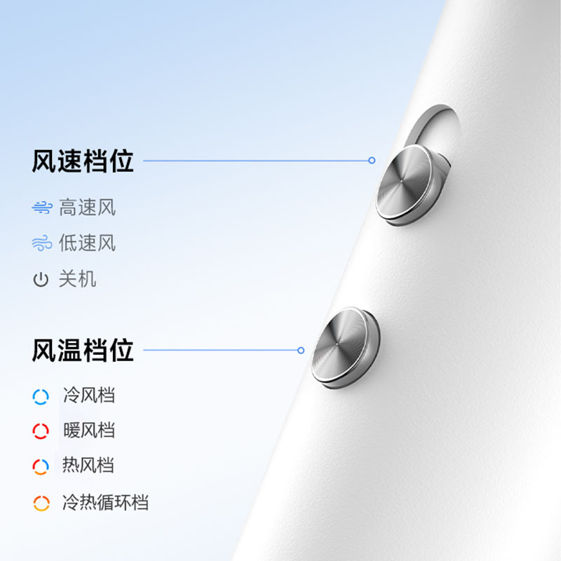 艾美特(Airmate) 高速吹风机-GH02 白色高清大图